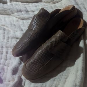 Olive green size 8 mule free people